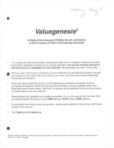 VALUEGENESIS 2